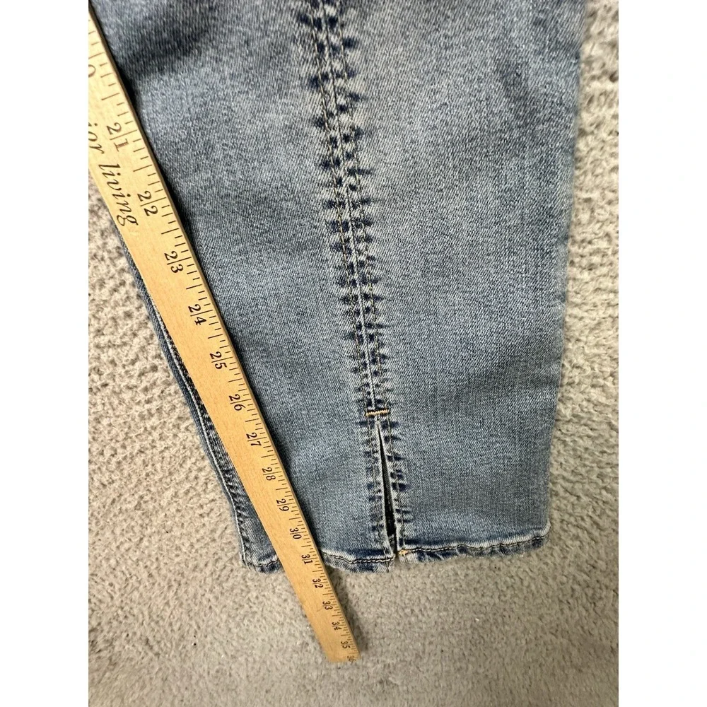 Levi's Superlow Bootcut Seamed Jeans Blue 29X32 Light Wash NWT